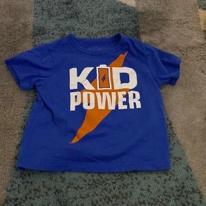 Baby boy 12-18 kid power tee